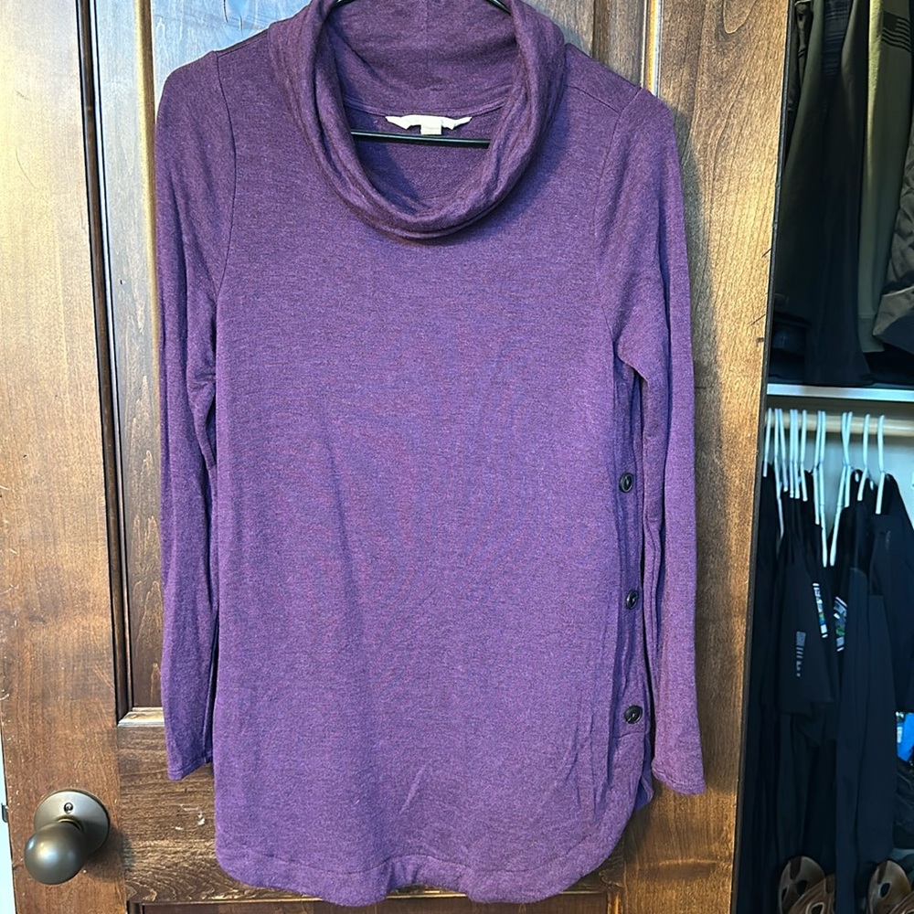 Purple crew neck sweater